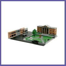 Nida Geleceğe Dönüş Saat Kulesi Nano Sahnesi Diorama Modellemesi Nıda