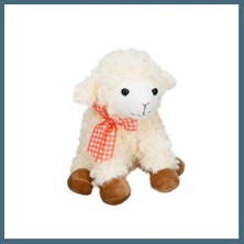 Bezos Oturan Peluş Kuzu 24 cm Agc