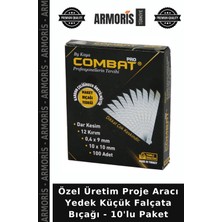 Armoris Özel Üretim Proje Aracı Yedek Küçük Falçata Bıçağı - 10'lu Paket
