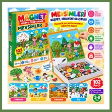 Bezos 1505 Magnet Hikaye Oluşturma - Mevsimler / +3 Yaş HB006