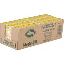 Sütaş Meyveli Süt Çeşileri 180 ml (27 Adet) Koli