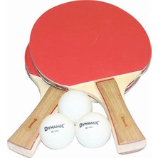 Gy Atelier T792 Dynamic 8500D Pinpon Raketi 2 Raket 3 Top Set- Unisex, Çok Renkli, Tek Beden