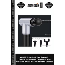 Armoris KH320 Titreşimli Kas Gevşetici Fascial Gun Masaj Tabancası Ağrı Giderme Vücut Bakım Hareket Desteği
