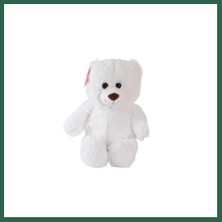 Vintessy Vıntessy 1216B Puffy Salaş Ayı 45 cm Beyaz BZS01