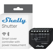 Shutter 110–240V 4A Akıllı Panjur Anahtar Modülü – Perdeler, Jaluzi, Stor ve Tenteler Için Kontrol; Enerji Tüketim Ölçümü; Zamanlama – Alexa/google Home/smartthings Uyumlu