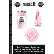 Armoris Buz Torbası - Sızdırmaz Kapaklı Hediyelik Ürün Tavşan Desenli Çanta Kas Gevşetici