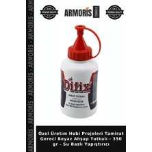 Armoris Özel Üretim Hobi Projeleri Tamirat Gereci Beyaz Ahşap Tutkalı - 350 gr - Su Bazlı Yapıştırıcı