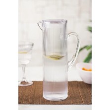 Urfakent Akilik Barok 1,5 Lt Şeffaf Sürahi (Buzdolabı Kapak Rafına Sığar)