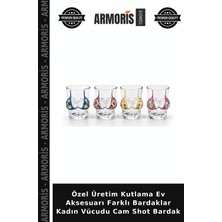Armoris Özel Üretim Kutlama Ev Aksesuarı Farklı Bardaklar Kadın Vücudu Cam Shot Bardak