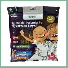 Bşk Virgo Kalem Hediyeli Boyanabilir Pijama 6-7 Yaş BSK2026