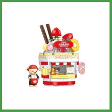 Soi Home P881202 Teddy Dondurma Salonu 369 Parça Block Oyuncak Soı