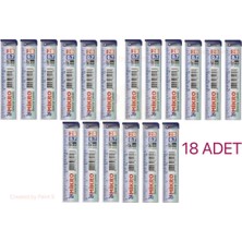 Özkaya Store Mikro Kalem Ucu 0.7 Mm, 2b Dereceli, Cetvelli, 18'li Paket