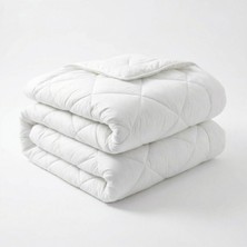 OEM Tek Kişilik Mikrofiber Yorgan Ekstra Yumuşak Silikon Elyaf 155X215 -Silikon Elyaf Konforu Beyaz 155 x 215 Duruclass Home
