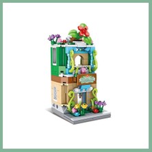 Bşk Virgo P657037 Çiçek Dükkanı 280 Parça Block Oyuncak BSK2026