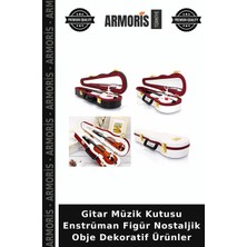 Armoris Gitar Müzik Kutusu Enstrüman Figür Nostaljik Obje Dekoratif Ürünler