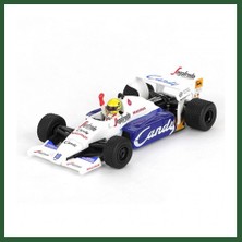 Bezos 1/64 Model Araç TG184 #19 Ayrton Senna 1984 Monaco Grand Prix 2nd Place Bzst