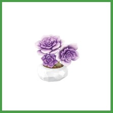 Soi Home P657061 Mor Sukulent Model 76 Parça Block Oyuncak Soı