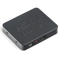 OEM Dark 4K Ultrahd 1 Giriş 2 Çıkışlı HDMI Splitter (Sinyal Çoğaltıcı) (DK-HD-SP1X2)