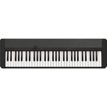 Casio CT-S1BK Casiotone Piyano Klavye, 61 Vuruşa Duyarlı Tuşlu, Siyah