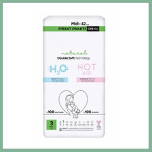 Bşk Virgo Natural Double Soft Bebek Bezi Fırsat Paketi 3 Beden 42 Adet BSK2026