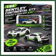 Bezos 1/64 Bentley Continental Gt3 Bathurst 12 Hour 2019 #107 (Adet Fiyatıdır) Bzst