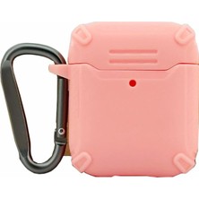 OEM Coverzone Airpods Pro/airpods Pro 2 ve Airpods 3.nesil ile Uyumlu Kulaklık Kılıf Dayanıklı Fundamental Toz ve Kirden Koruyan Airpods Serileri Uyumlu ile Uyumlu Kılıf (Pembe, Airpods Pro)