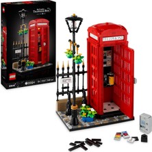 Üstüner LEGO 21347 Ideas Kırmızı Londra Telefon Kulübesi
