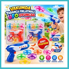 Defne Store DMN0700 Vakumda Tabanca Fırlatmalı Ufo Oyuncak (Adet Fiyatıdır) Dfnbez