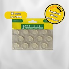 OEM Pacıfıc Okyanus Yapışkanlı Silikon Ses Stoperi, 18MM 5'li Paket