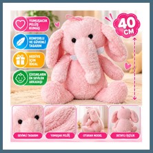 Bezos PL62348 40 cm Oturan Fil Oyuncak Peluş Agc