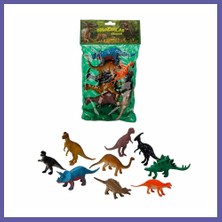 Nida 9 Lu Dinozor Figür Seti 12-20 cm Nıda