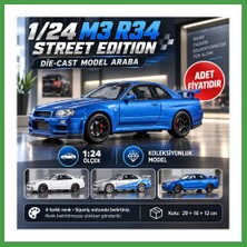 Soi Home 1/24 M3 R34 Street Edition Model Araba (Adet Fiyatıdır) Soı