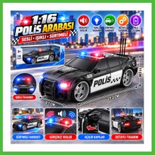 Bezos WY620A 1:16 Sesli Oyuncak Polis Arabası Arz