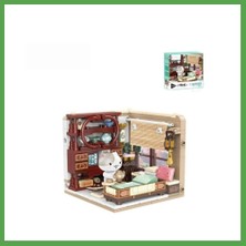 Bezos P885007 Kedi Oturma Odası 263 Parça Block Oyuncak Mgc