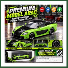 Bezos 1/64 Mazda Rx-7 Veilside Fortune7 Green Bzst