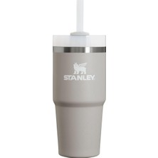 Stanley Quencher H2.0 Flowstate Paslanmaz Çelik Vakum Yalıtımlı Bardak Kapaklı ve Pipetli Su, Buzlu