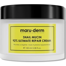 Maru.derm Snail Mucin Ultimate Repair Cream –%92 Salyangoz Özlü Yoğun Nemlendirici ve Besleyici Yüz K
