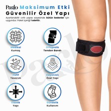 Odea Ortopedik Tendon Bandı Ayarlanabilir Silikon Pedli Diz Altı Destek Bandı