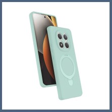 Bezos Redmi Note 15 4g Uyumlu Regal Magsafe Standlı Kapak - Su Yeşili BZS10