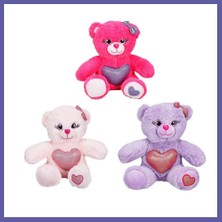 Nida Renkli Sevimli Peluş Ayıcık 26 Cm. 1 Adet Fiyatıdır Nıda