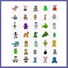 Nida 62570 Peluş 30 cm Hayvanlar (Adet Fiyatıdır) Nıda
