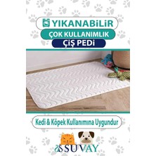 Üstüner Kedi Köpek Çiş Pedi 75X105 | Sıvı Geçirmez Yıkanabilir Emici | Hasta Alezi | 4 Ebat (75X105)