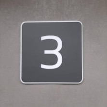 OEM Basic Seri Kendinden Yapışkanlı Kapı Numarası -3