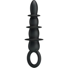 OEM Velvexnoir 13 cm Boğumlu Süper Kalite Anal Plug Anal Açıcı Zenci Dildo