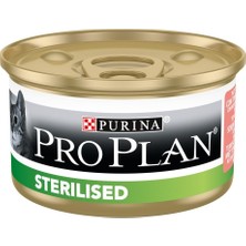 Hype Store Sterilised Somonlu ve Ton Balıklı Konserve Yaş Kedi Maması, 85 G x 24