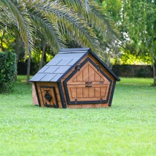 Odea Ahşap Tavuk Kümesi (6 Tavuk) ve Güvercin Evi