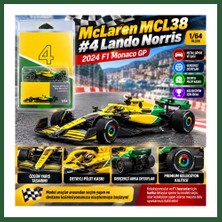 Bezos 1/64 Mclaren MCL38 #4 Lando Norris 2024 F1 Monaco Gp Bzst