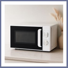 Bezos 20L 700W Mikrodalga Fırın - 5 Güç Kademesi, Buz Çözme, Beyaz Dlra
