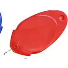 Odea El Yapımı Dikiş Iğnesi Threader Aracı, Nakış ve Çapraz Dikiş Için Hızlı Iğne Geçirici, Yaşlılar Için Kullanışlı, Kırmızı, 4cm