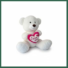 Vintessy Vıntessy PL50231 55 cm Ayı I Love Kalpli BZS01